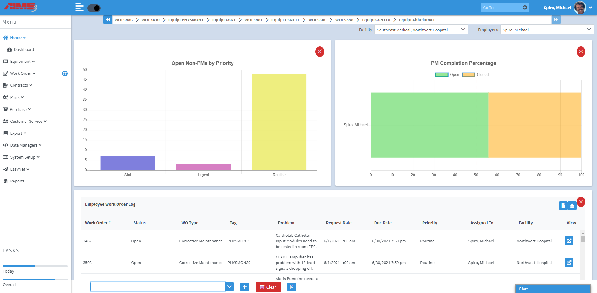 screenshot of AIMS 3